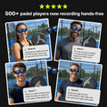CaptureView™ HD Padel Camera Sunglasses